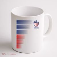 Made In USA Soccer Team Flag Coffee Mug thumb 1