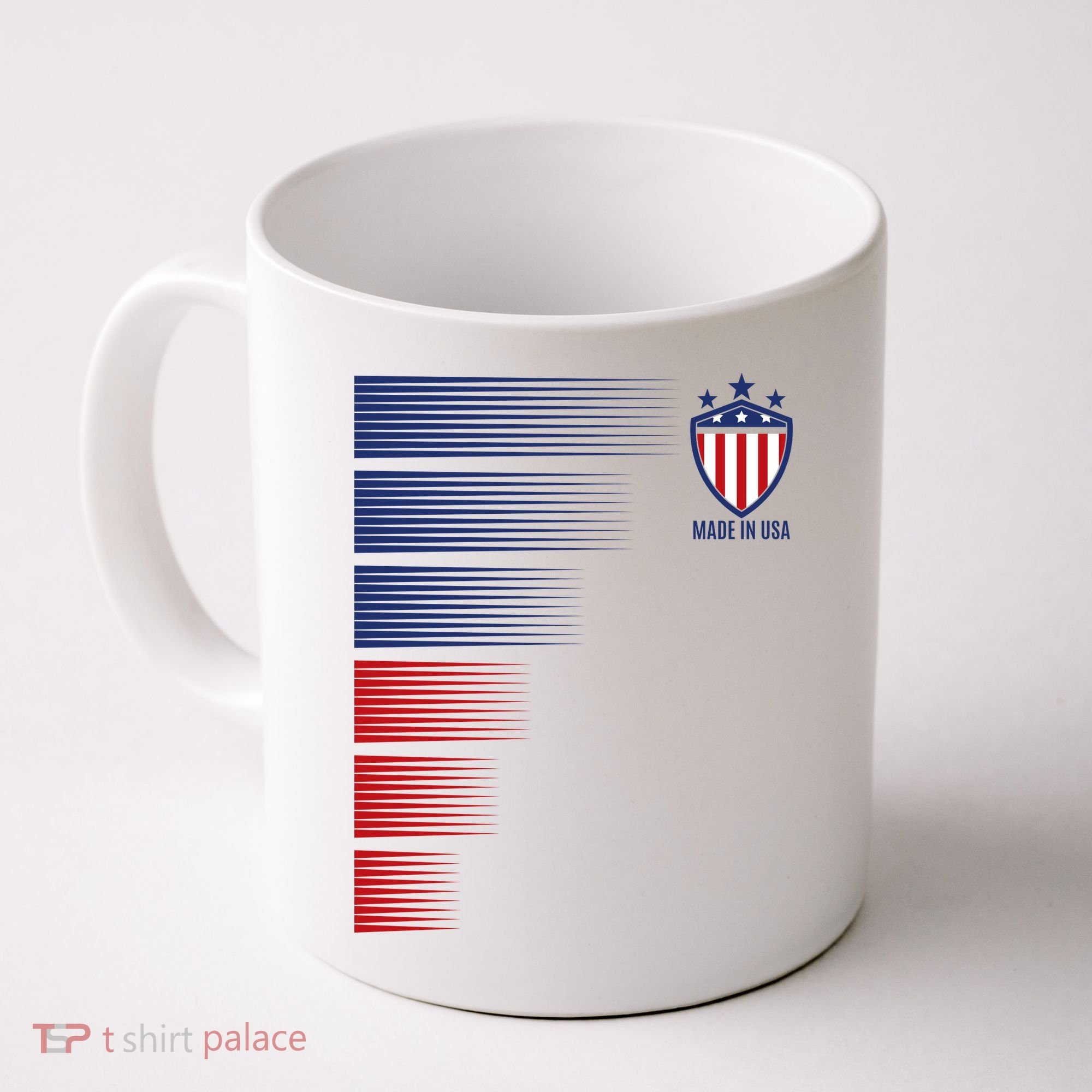 Made In USA Soccer Team Flag Coffee Mug