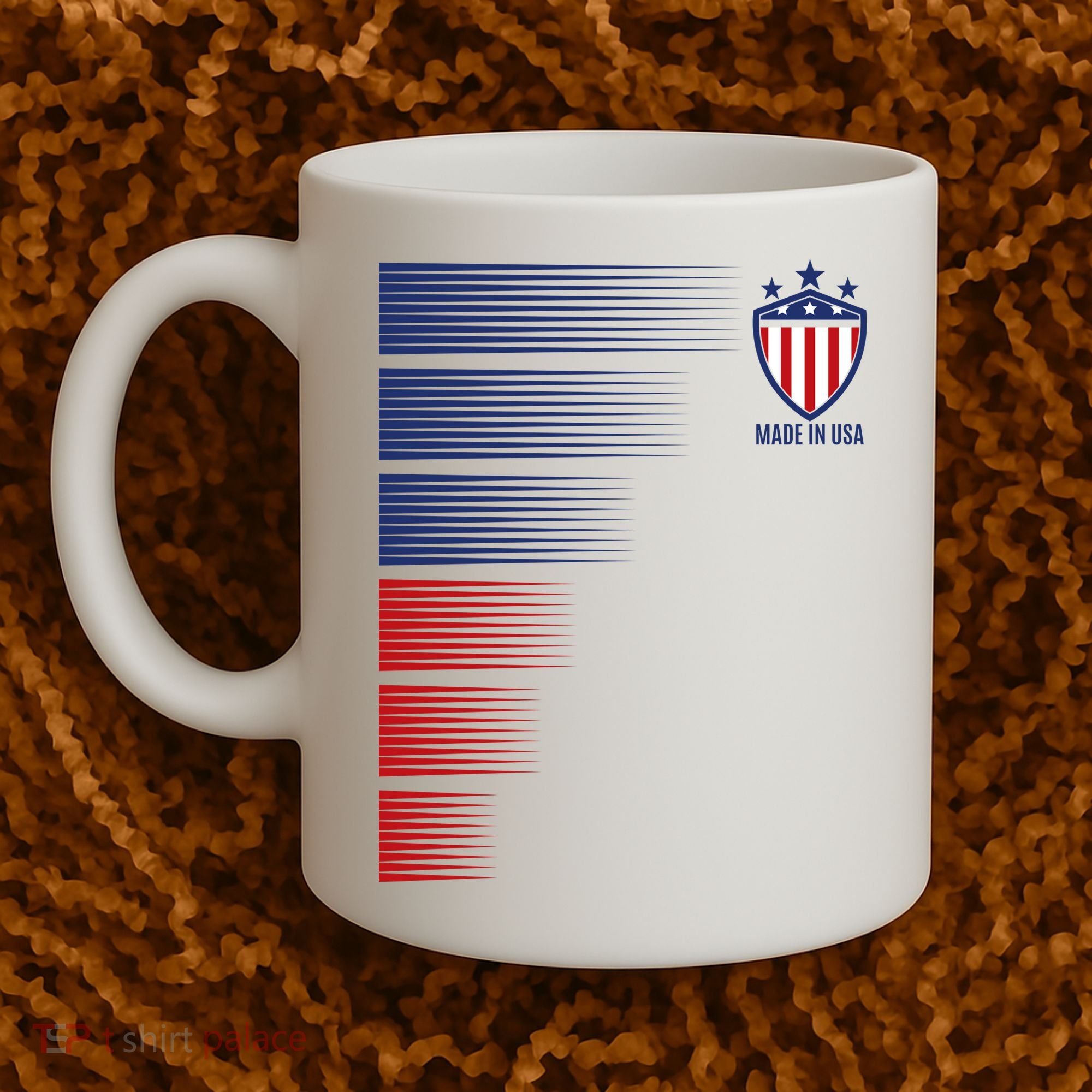 Made In USA Soccer Team Flag Coffee Mug