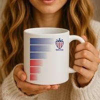 Made In USA Soccer Team Flag Coffee Mug thumb 3