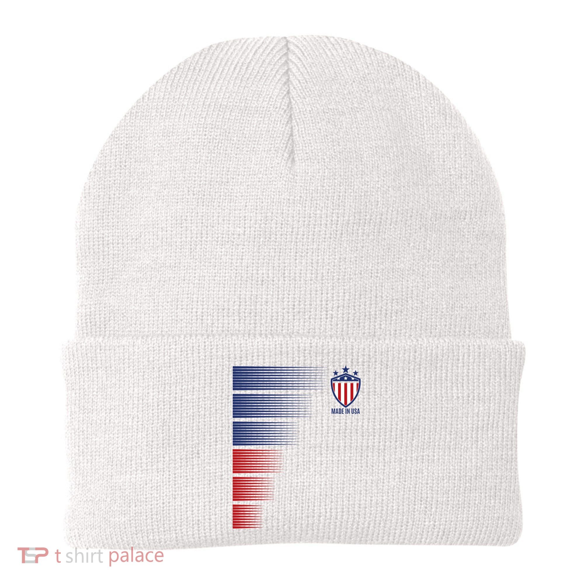 Made In USA Soccer Team Flag Beanie