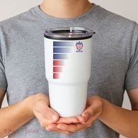 Made In USA Soccer Team Flag Tumbler thumb 2