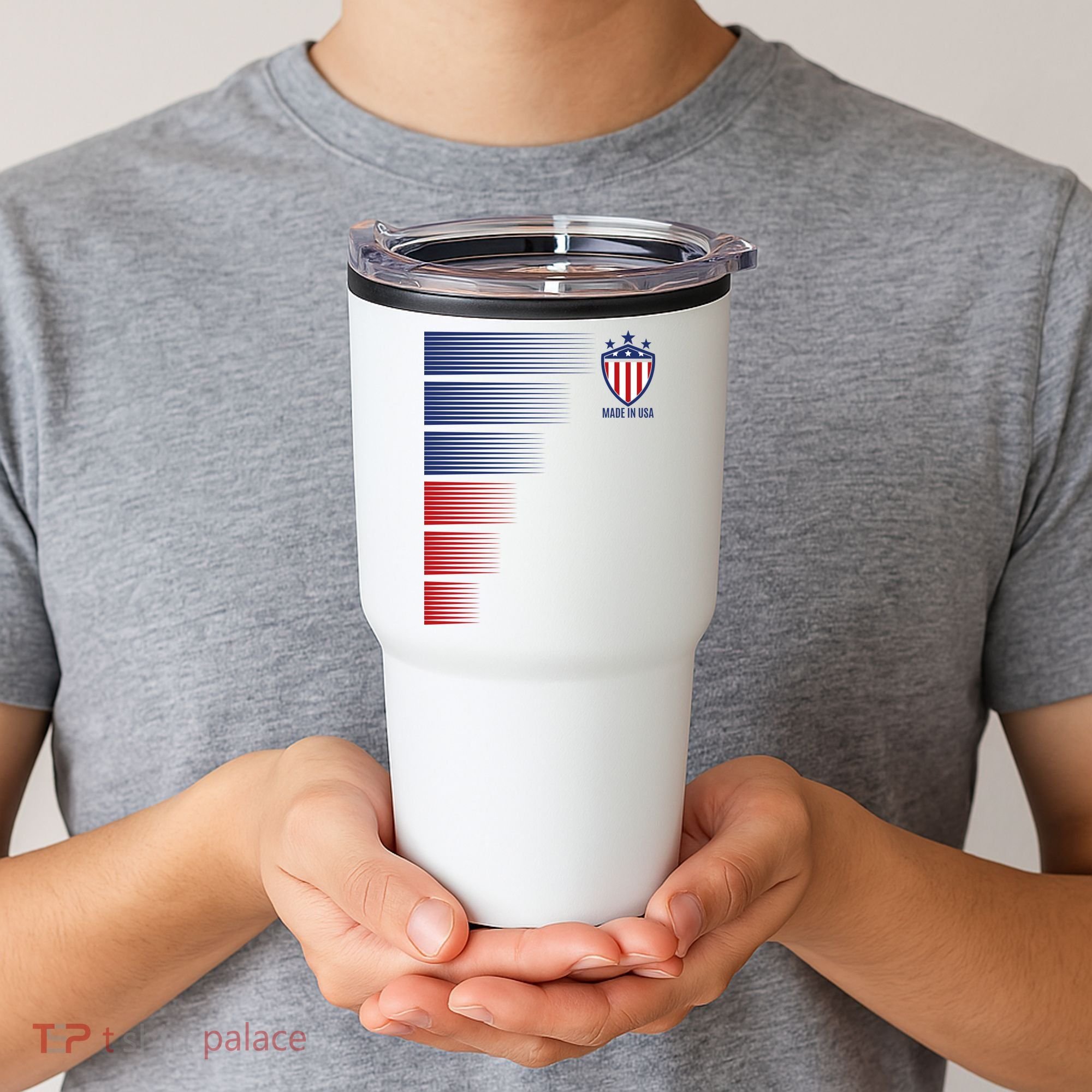 Made In USA Soccer Team Flag Tumbler