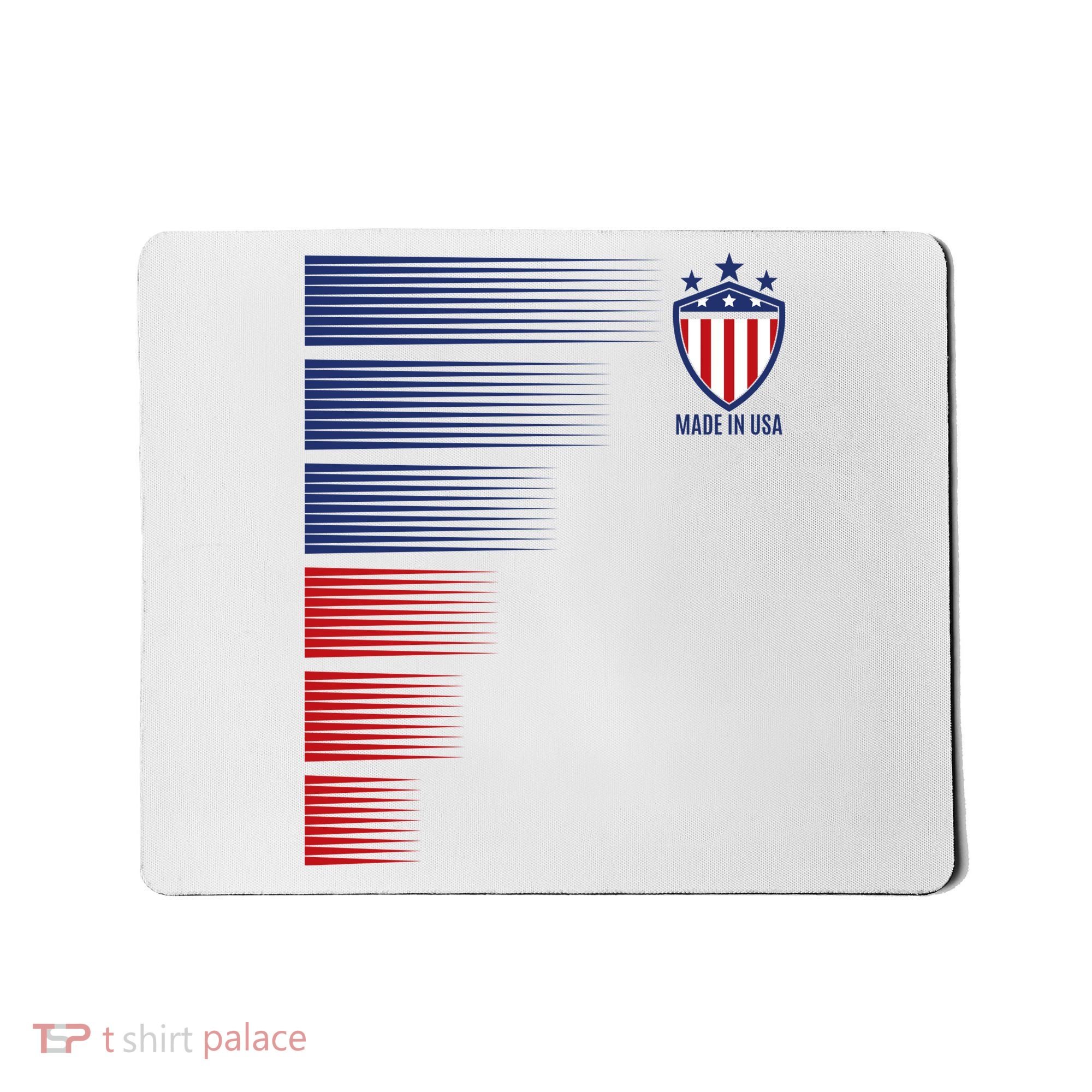 Made In USA Soccer Team Flag Mousepad