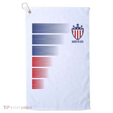 Made In USA Soccer Team Flag Golf Towel