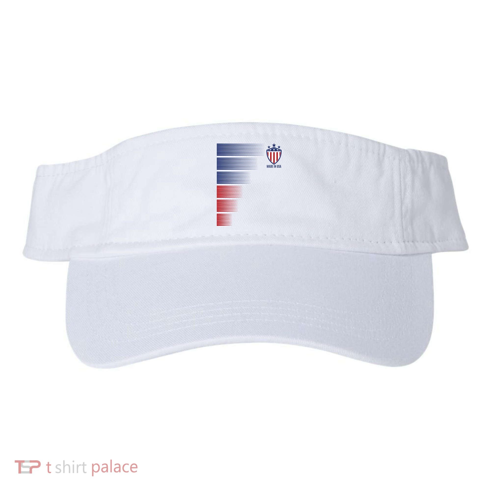 Made In USA Soccer Team Flag Visor