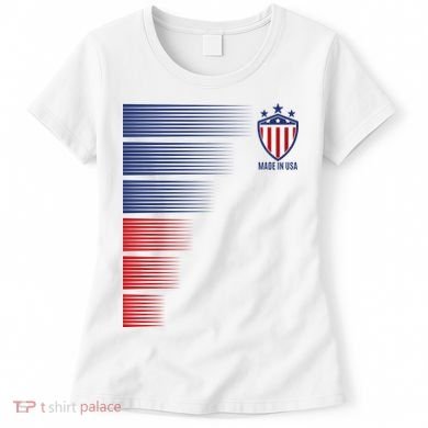 Made In USA Soccer Team Flag Women's T-Shirt