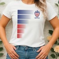 Made In USA Soccer Team Flag Women's T-Shirt thumb 2