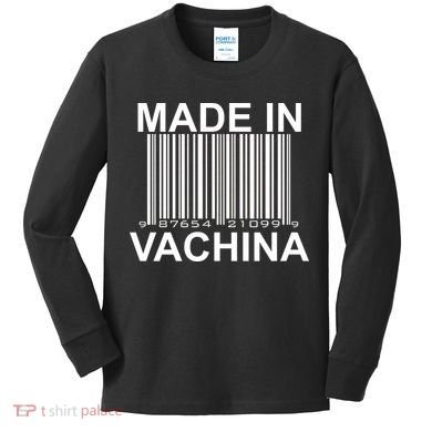 Made In Vachina  Kids Long Sleeve Shirt
