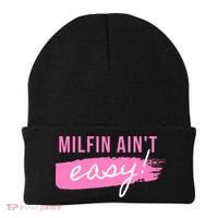 Milfin' Ain't Easy Gift Fit Hot Mom Milf For Mother's Day Funny Cool Gift Beanie thumb 0