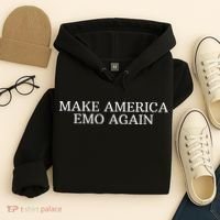 Make America Emo Again Funny America Emo Hoodie thumb 4