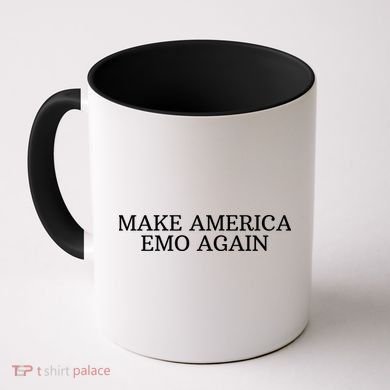 Make America Emo Again Funny America Emo Coffee Mug