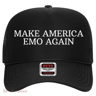 Make America Emo Again Funny America Emo Hat