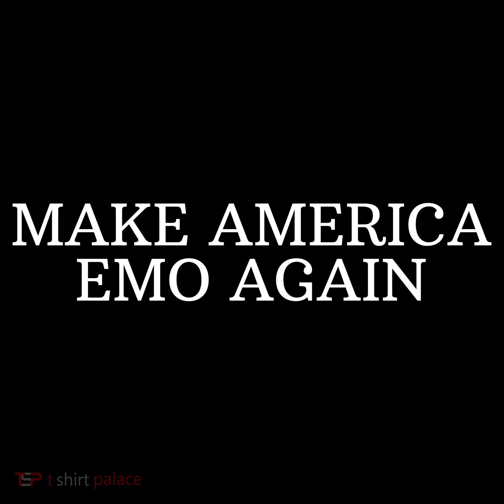 Make America Emo Again Funny America Emo Women's Long Sleeve Shirt