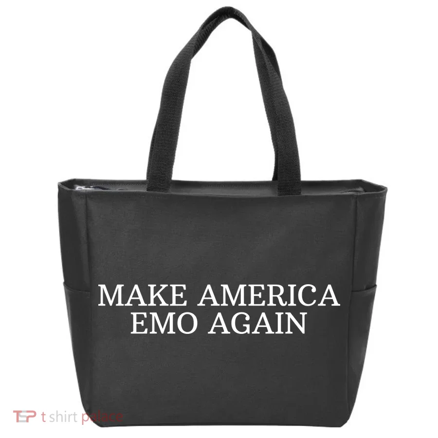 Make America Emo Again Funny America Emo Tote Bag