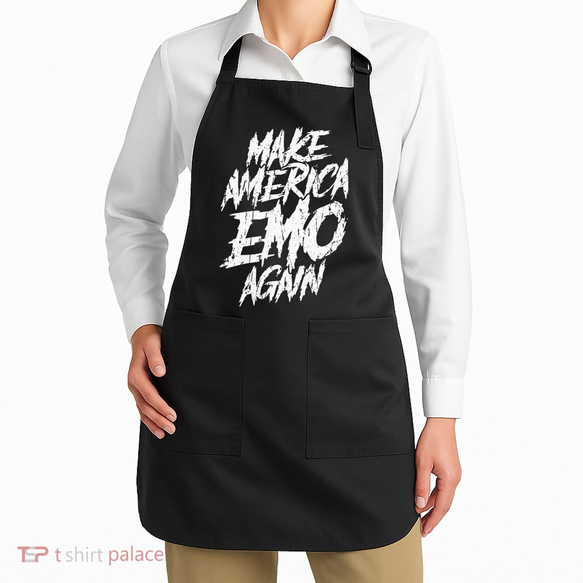 Make America Emo Again Emo Culture Apron