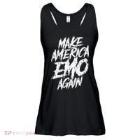Make America Emo Again Emo Culture Ladies Essential Flowy Tank thumb 0