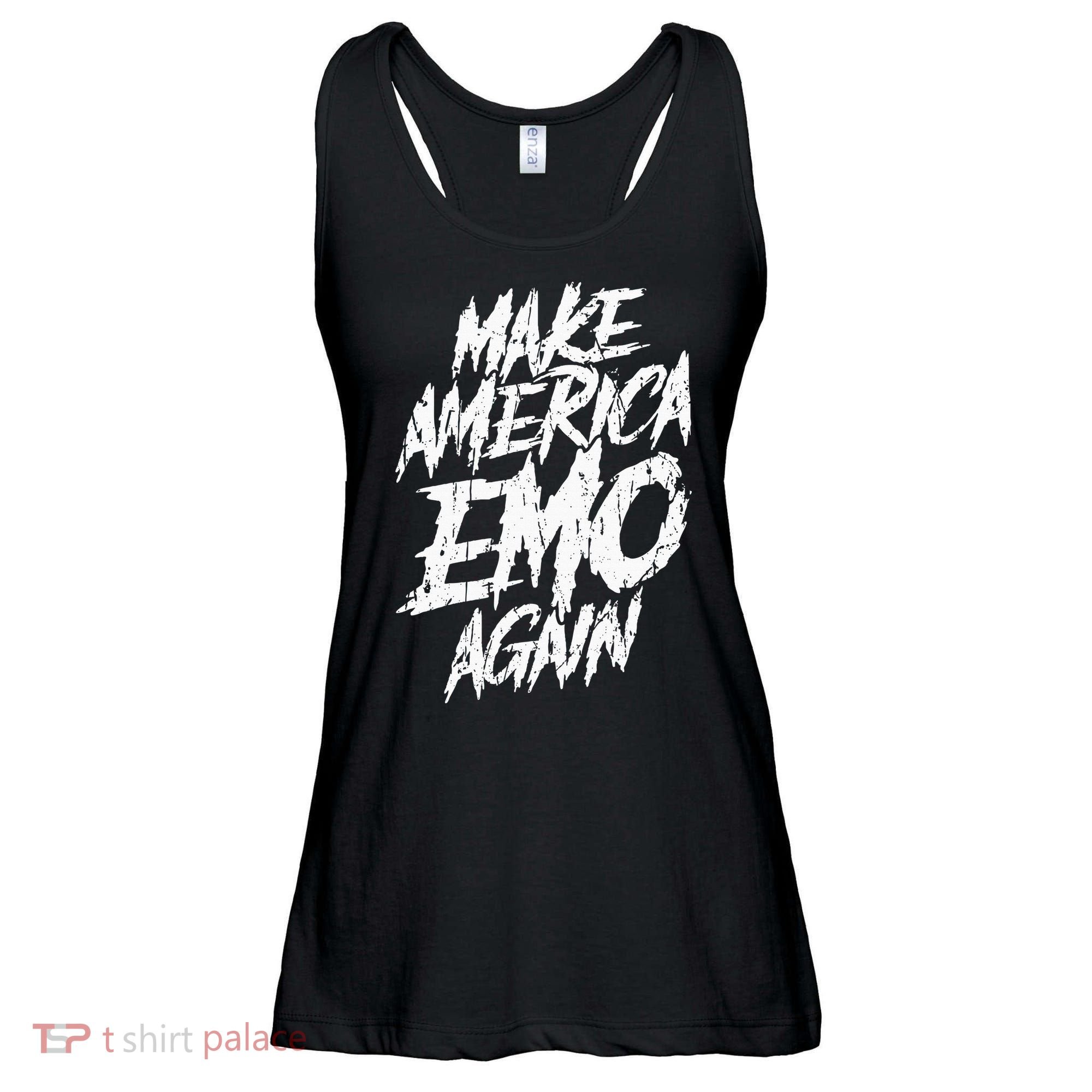 Make America Emo Again Emo Culture Ladies Essential Flowy Tank
