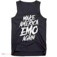 Make America Emo Again Emo Culture Tank Top thumb 0