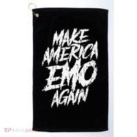 Make America Emo Again Emo Culture Golf Towel thumb 0