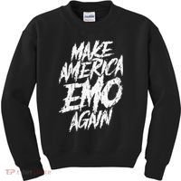 Make America Emo Again Emo Culture Kids Sweatshirt thumb 0