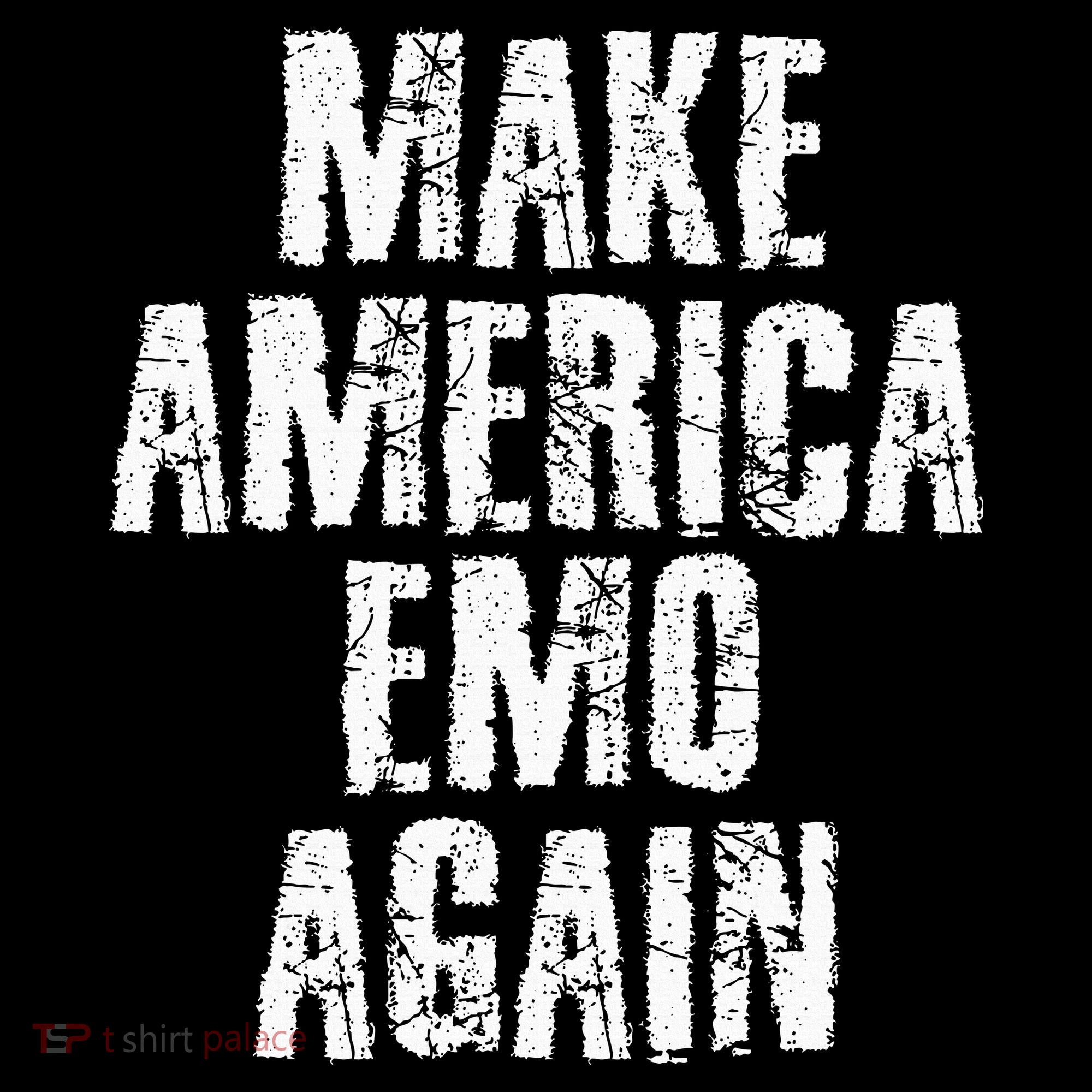Make America Emo Again Funny Goth Us Hoodie