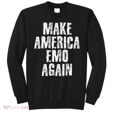 Make America Emo Again Funny Goth Us Sweatshirt