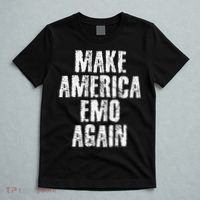 Make America Emo Again Funny Goth Us T-Shirt thumb 5