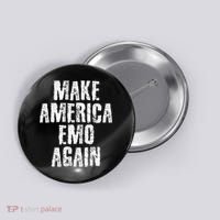 Make America Emo Again Funny Goth Us Button thumb 0