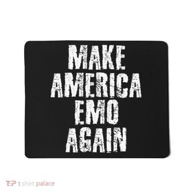 Make America Emo Again Funny Goth Us Mousepad