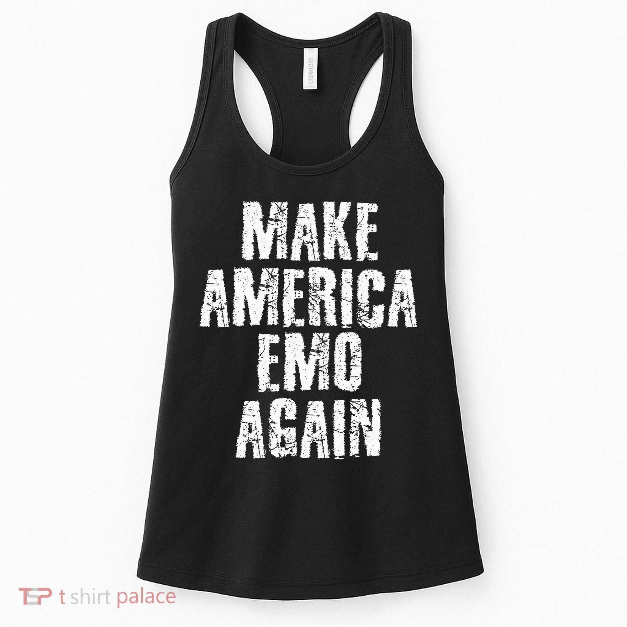 Make America Emo Again Funny Goth Us Women's Tank Top
