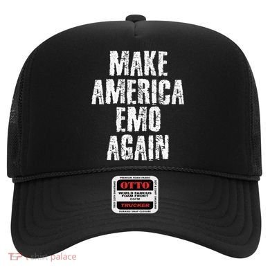 Make America Emo Again Funny Goth Us Hat