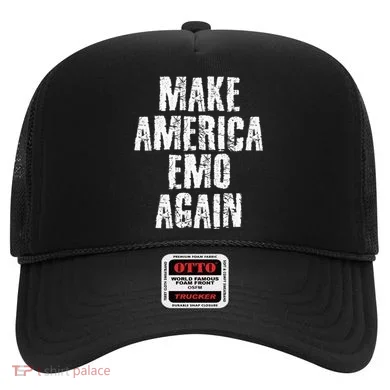 Make America Emo Again Funny Goth Us Hat