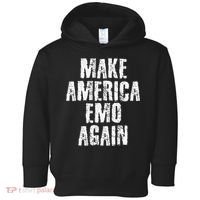 Make America Emo Again Funny Goth Us Toddler Hoodie thumb 0