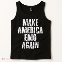 Make America Emo Again Funny Goth Us Tank Top thumb 2