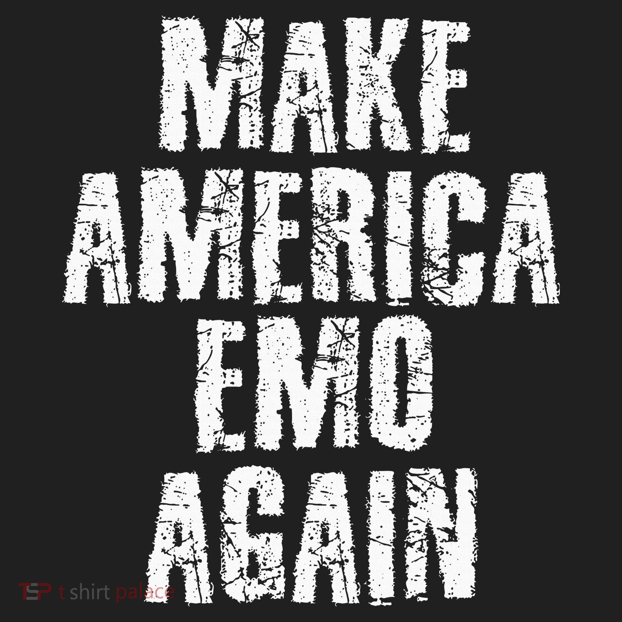 Make America Emo Again Funny Goth Us Golf Towel