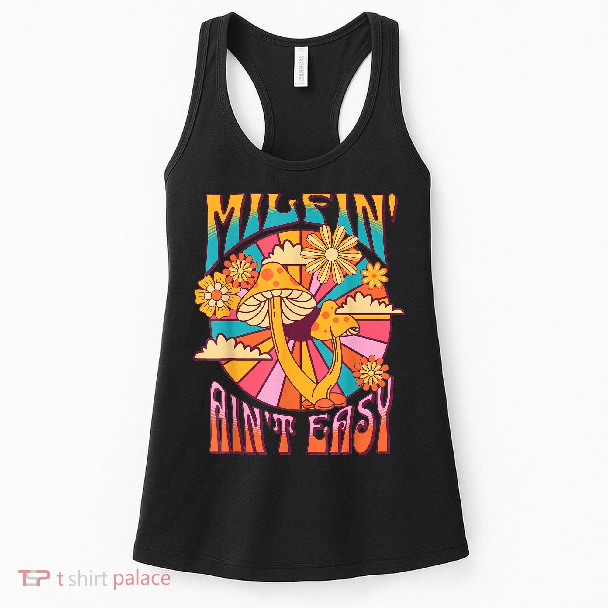 Milfin' Ain't Easy Fit Hot Mom Milf for Mother's Day Funny Women's Tank Top