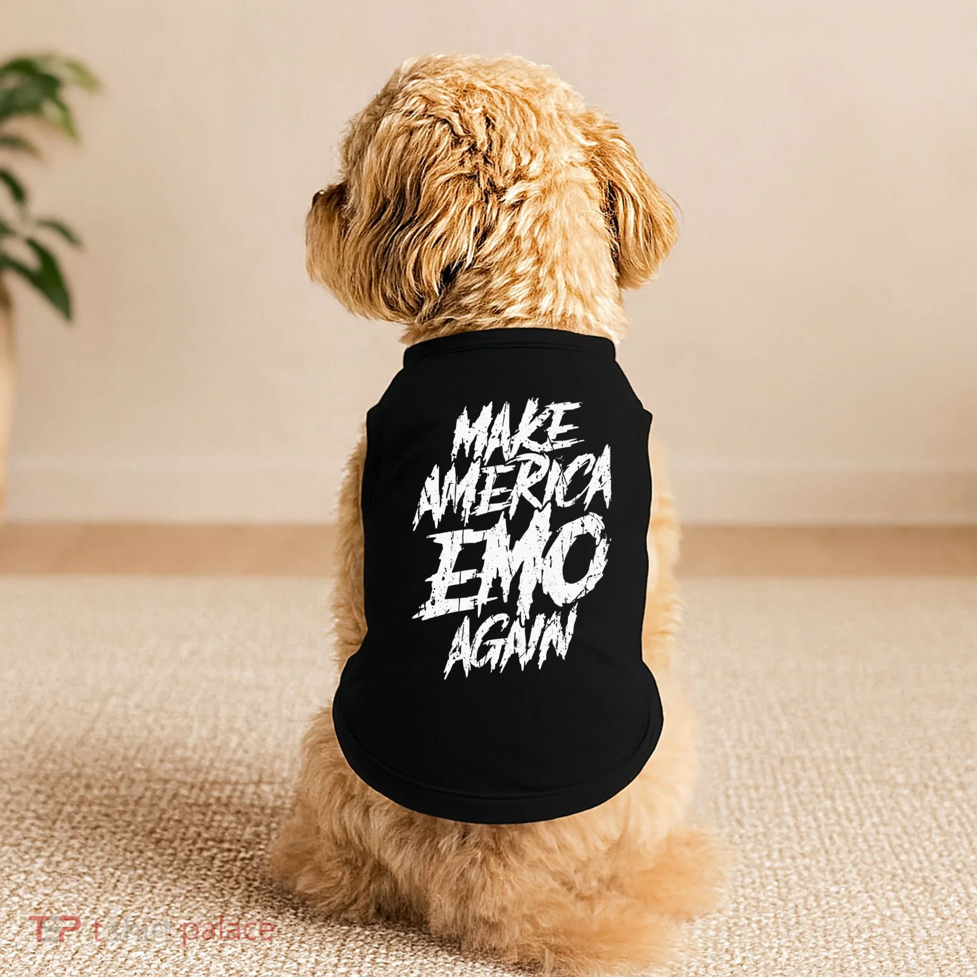 Make America Emo Again Emo Culture Doggie Tank