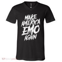 Make America Emo Again Emo Culture V-Neck T-Shirt thumb 0