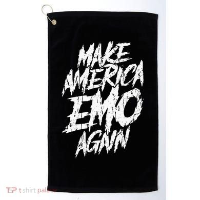 Make America Emo Again Emo Culture Golf Towel