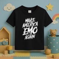 Make America Emo Again Emo Culture Toddler T-Shirt thumb 3