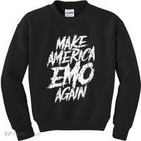 Make America Emo Again Emo Culture Kids Sweatshirt thumb 0