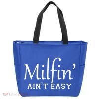 Milfin AinT Easy Funny Sarcastic Hot Mom Saying Mothers Day Gift Tote Bag thumb 0