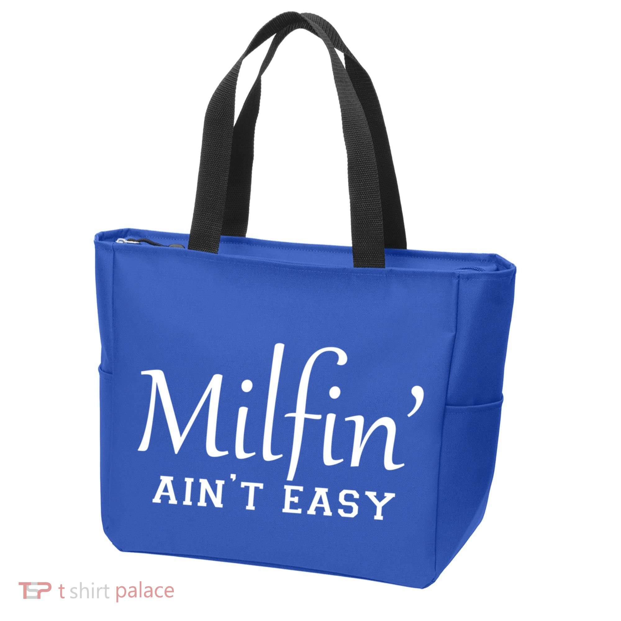 Milfin AinT Easy Funny Sarcastic Hot Mom Saying Mothers Day Gift Tote Bag