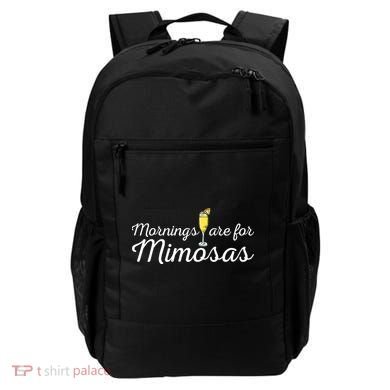 Mornings Are For Mimosas Brunch Breakfast Outfit Backpack