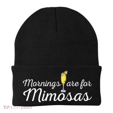 Mornings Are For Mimosas Brunch Breakfast Outfit Beanie
