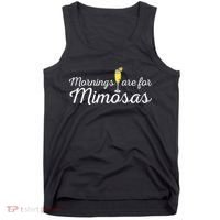 Mornings Are For Mimosas Brunch Breakfast Outfit Tank Top thumb 0