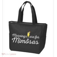 Mornings Are For Mimosas Brunch Breakfast Outfit Tote Bag thumb 3