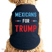 Mexican Americans For Trump Hispanic Vote Republican Gift Doggie Tank thumb 0