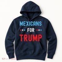 Mexican Americans For Trump Hispanic Vote Republican Gift Hoodie thumb 0